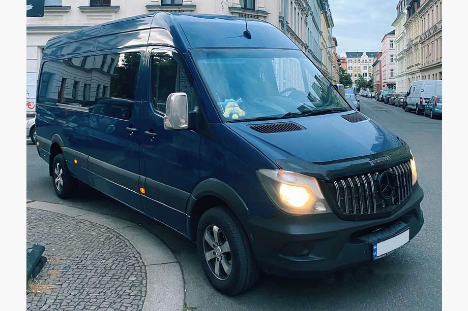 Mercedes Sprinter W906 2006–2018 Frontgrill 2013-2018 Chrome Eco Foto 2