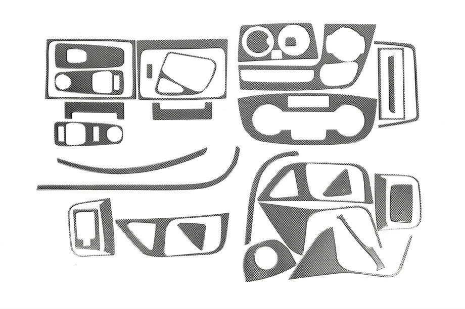 Citroen Jumper 2007–2025 Instrumentbordslister (2020+) Aluminium Image