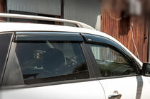Kia Sorento II XM 2009–2014 Vindafvisere med kromliste (4 stk., Niken) foto 2
