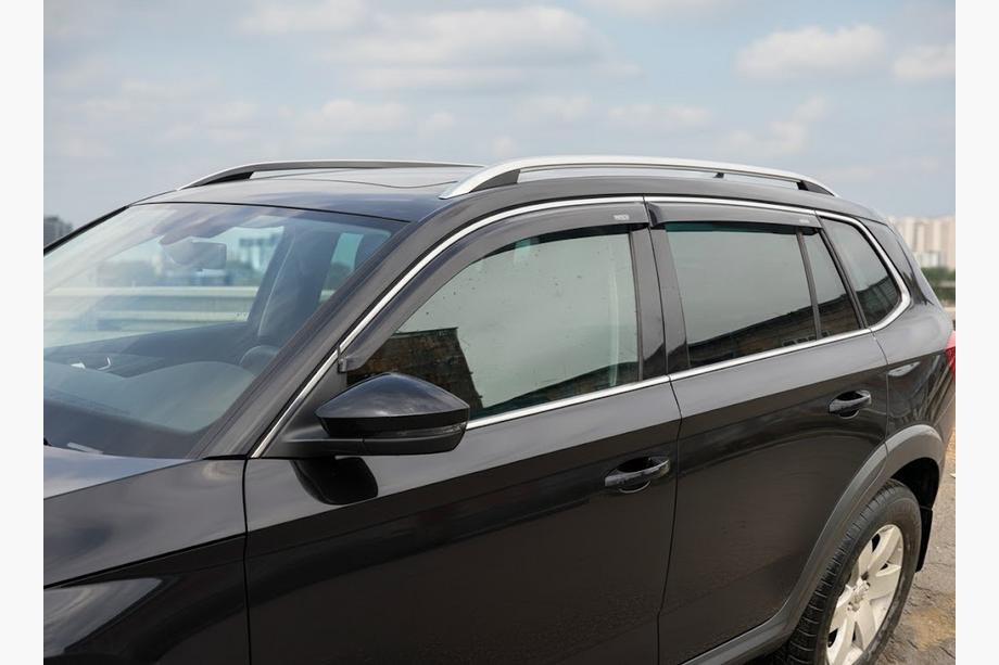 Skoda Kamiq 2019– Vindafvisere med kromliste (2019-2023, 4 stk, Niken) Image