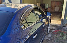 Renault Fluence 2009–2016 Vindafvisere med kromliste (4 stk., Niken) foto 3
