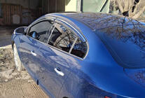 Renault Fluence 2009–2016 Vindafvisere med kromliste (4 stk., Niken) foto 4