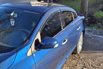Renault Fluence 2009–2016 Vindafvisere med kromliste (4 stk., Niken) foto 1