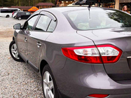 Renault Fluence 2009–2016 Vindafvisere med kromliste (4 stk., Niken) foto 10