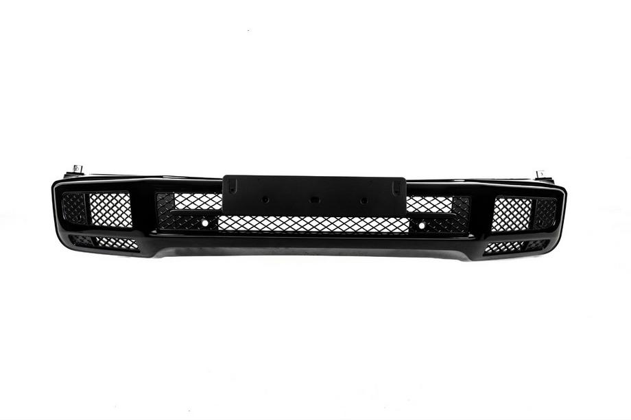 Mercedes G-Class W463 2018–2024 Forreste kofanger (Sort, Original) Image