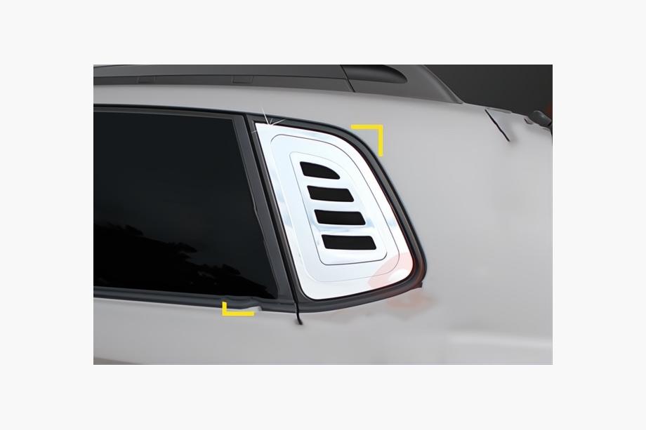 Hyundai Tucson JM 2004– Kromlister til trekantsruder (2 stk., ABS) Image