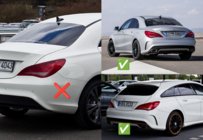 Mercedes CLA C117 2013–2019 Premium stænklapper til CLA45 (4 stk) foto 2