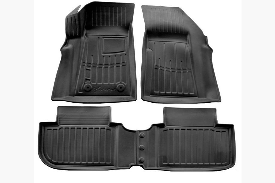 Chevrolet Menlo 2021–2023 Stingray 3D gummimåtter til kabine (4 stk.) Image