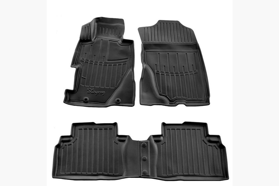 Honda Civic Sedan VIII 2006–2011 Stingray 3D gummimåtter til kabine (4 stk.) Image