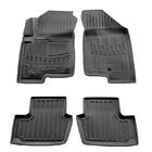 Jeep Compass 2006–2016 Stingray 3D måttesæt (4 stk., 2 clips til førermåtten) foto 1