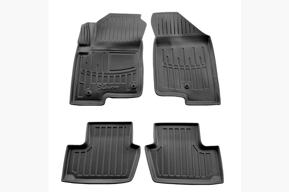 Jeep Compass 2006–2016 Stingray 3D måttesæt (4 stk., 2 clips til førermåtten) Image