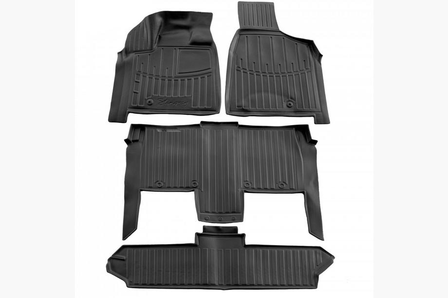Dodge Grand Caravan V 2008–2020 Stingray 3D gummimåtter til kabine (4 stk.) Image