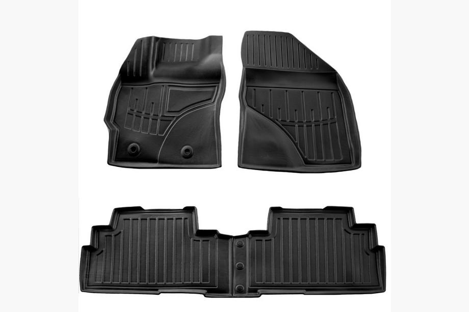 Toyota Verso 2009–2018 Stingray 3D gummimåtter til kabinen (2009-2018, 4 stk) Image