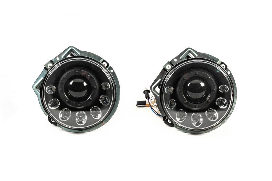 Mercedes G-Klasse W463 1990–2018 Forlygter Manor Black LED (2006-2017) Image