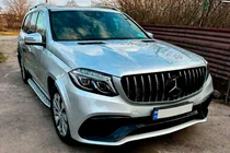 Mercedes GL/GLS class X166 2012–2019 Front emblem under glas, sort ramme A0008880111 (til GLS) foto 4