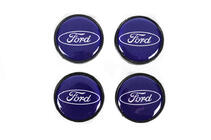 Ford Fælgcenterkapsler 53/51 mm blå frd5351bl (4 stk) foto 1