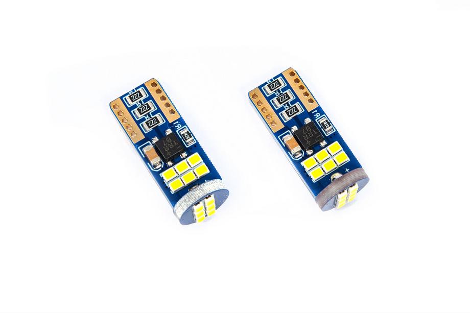 Indikatorpære Niken W5W 12V 18 LED (2 stk) V-1 Foto 3