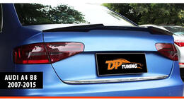 Audi A4 B8 2007–2015 DPT M4 spoiler (ABS, sort højglans) foto 2