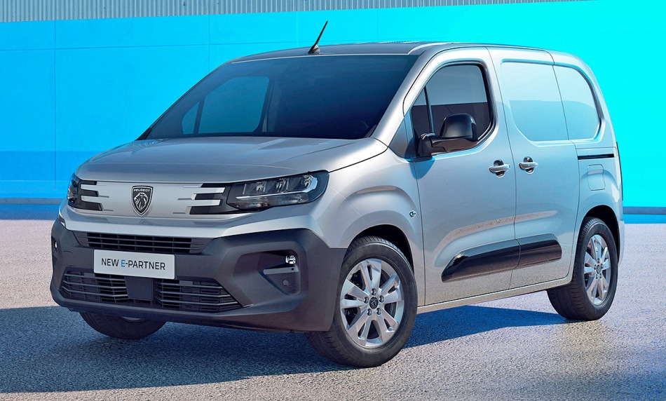 Test af opdaterede elektriske varebil Peugeot e-Partner 2024