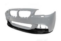 BMW 5-serie F10/F11 2010–2016 Frontspoilerlæbe til kofanger DPT Lip V-1 (til M-Performance, blank sort) foto 6