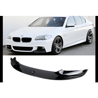 Frontspoilerlæbe til kofanger DPT Lip V-1 (til M-Performance, blank sort) BMW 5-serie F10/F11 2010–2016 foto 2