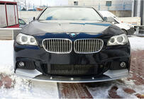 BMW 5-serie F10/F11 2010–2016 Frontlæbe til kofanger DPT Lip V-2 (til M-Performance, sort højglans) foto 5