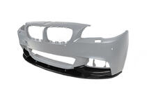 BMW 5-serie F10/F11 2010–2016 Frontlæbe til kofanger DPT Lip V-2 (til M-Performance, sort højglans) foto 9