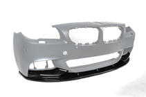 BMW 5-serie F10/F11 2010–2016 Frontlæbe til kofanger DPT Lip V-2 (til M-Performance, sort højglans) foto 8