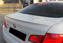 BMW 5-serie F10/F11 2010–2016 MP-Style bagspoiler (til F10, blank sort) foto 5