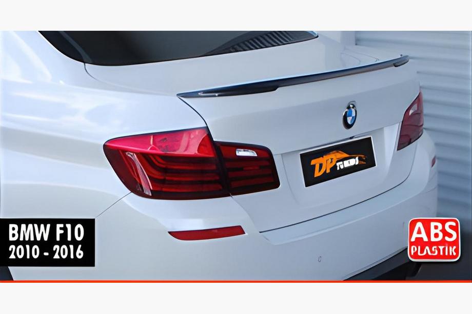 BMW 5-serie F10/F11 2010–2016 MP-Style bagspoiler (til F10, blank sort) Image