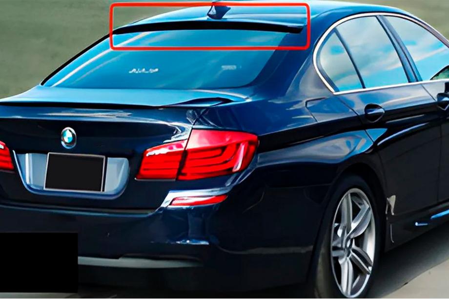 BMW 5-serie F10/F11 2010–2016 DPT spoiler (til F10, sort højglans) Image