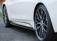 BMW 5-serie F10/F11 2010–2016 DPT V-1 sideskørt-forlængere (til M-Sport/M5 sideskørter, sort højglans) foto 2