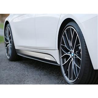 DPT V-1 sideskørt-forlængere (til M-Sport/M5 sideskørter, sort højglans) BMW 5-serie F10/F11 2010–2016 foto 2