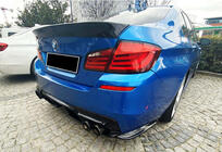 BMW 5-serie F10/F11 2010–2016 Bagdiffuser DPT V-1 (til M-Performance, sort højglans) foto 7