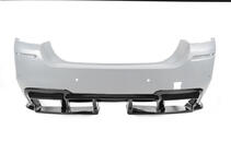 BMW 5-serie F10/F11 2010–2016 Bagdiffuser DPT V-1 (til M-Performance, sort højglans) foto 4