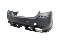 BMW 5-serie F10/F11 2010–2016 Bagdiffuser DPT V-1 (til M-Performance, sort højglans) foto 13
