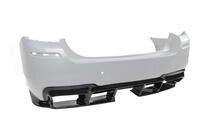 BMW 5-serie F10/F11 2010–2016 Bagdiffuser DPT V-1 (til M-Performance, sort højglans) foto 16