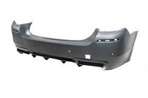 BMW 5-serie F10/F11 2010–2016 Bagdiffuser DPT V-2 (til M-Performance, blank sort) foto 12