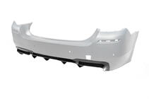 BMW 5-serie F10/F11 2010–2016 Bagdiffuser DPT V-2 (til M-Performance, blank sort) foto 10
