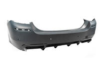 BMW 5-serie F10/F11 2010–2016 Bagdiffuser DPT V-2 (til M-Performance, blank sort) foto 6