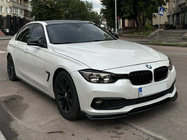 BMW 3-serie F30/F31 2012–2019 DPT Lip frontkofanger-læbe til standardversion (2015-2018, blank sort) foto 1