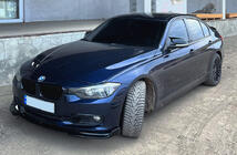 BMW 3-serie F30/F31 2012–2019 DPT Lip frontkofanger-læbe til standardversion (2015-2018, blank sort) foto 4