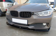 BMW 3-serie F30/F31 2012–2019 DPT Lip frontkofanger-læbe til standardversion (2015-2018, blank sort) foto 3