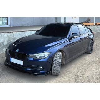 DPT Lip frontkofanger-læbe til standardversion (2015-2018, blank sort) BMW 3-serie F30/F31 2012–2019 foto 4