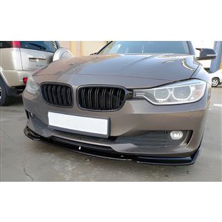DPT Lip frontkofanger-læbe til standardversion (2015-2018, blank sort) BMW 3-serie F30/F31 2012–2019 foto 3