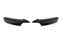 BMW 3-serie F30/F31 2012–2019 Frontspoilerlæbe DPT Flap (til M-Performance, sort højglans) foto 2
