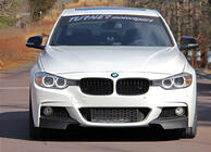BMW 3-serie F30/F31 2012–2019 Frontspoilerlæbe DPT Flap (til M-Performance, sort højglans) foto 1
