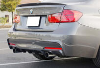 BMW 3-serie F30/F31 2012–2019 Bagdiffuser DPT V-4 (til M Performance, sort højglans) foto 1