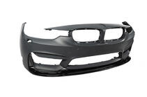 BMW 3-serie F30/F31 2012–2019 DPT Lip V-1 frontlæbe til kofanger (til M3, blank sort) foto 13