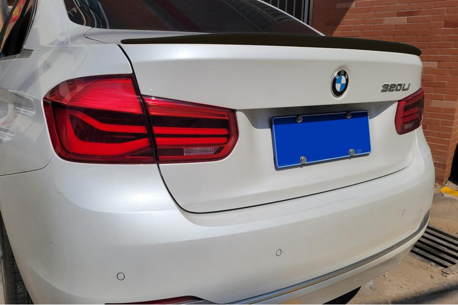 BMW 3-serie F30/F31 2012–2019 M3-Style spoiler (til F30/F80, blank sort) Image